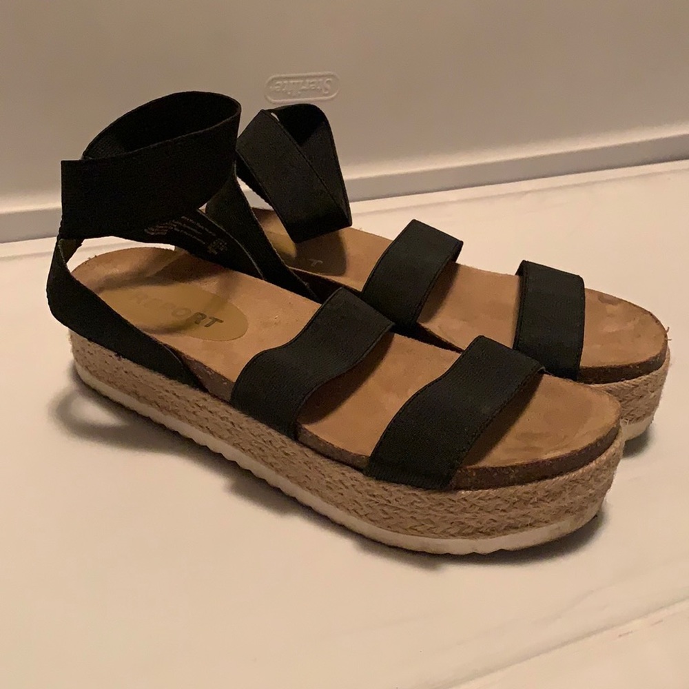 Black Strap Espadrilles